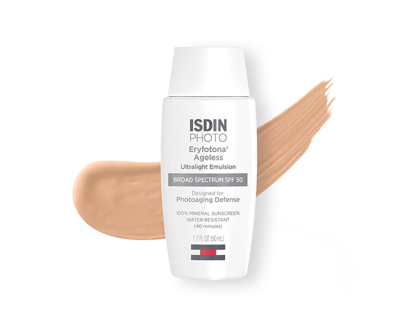 ISDIN Photo Eryfotona Ageless Ultralight Tinted Mineral SPF 50 Sunscreen - 1.7 fl oz