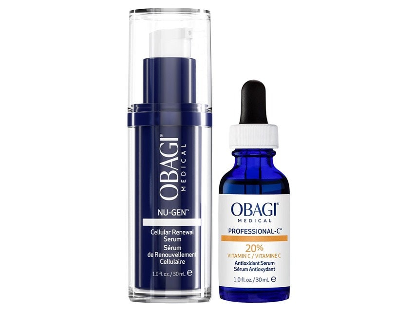 Obagi Professional-C Serum 20% &amp; Nu-Gen Cellular Renewal Serum with NAD+ Duo