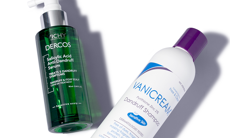 Hairsanity and Vanicream products laying next to each other