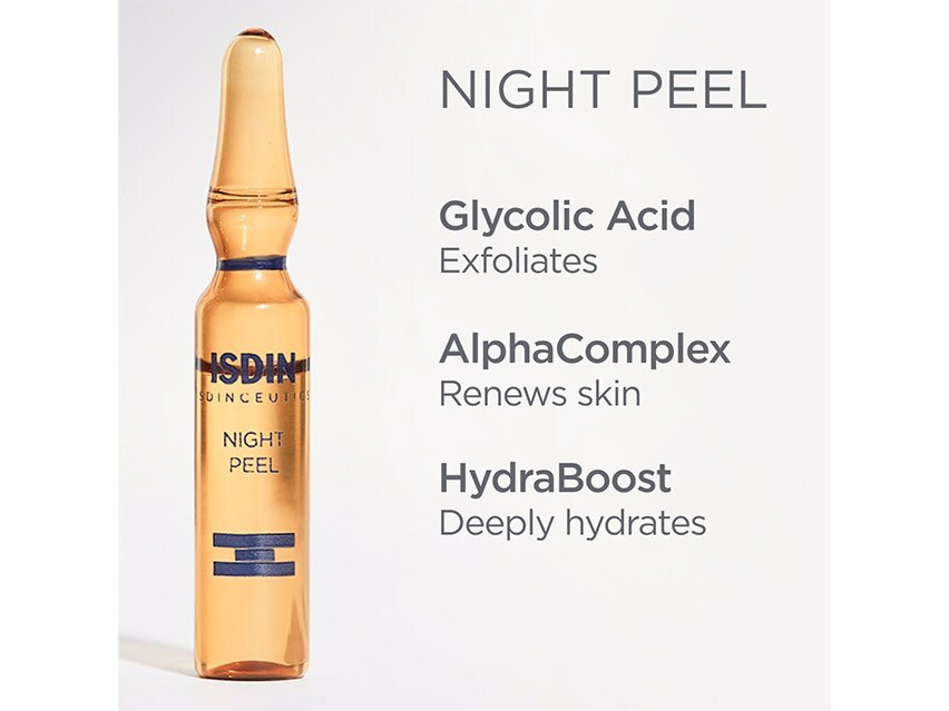 ISDIN Isdinceutics Night Peel Ampoules with Glycolic Acid - 30 Ampoules