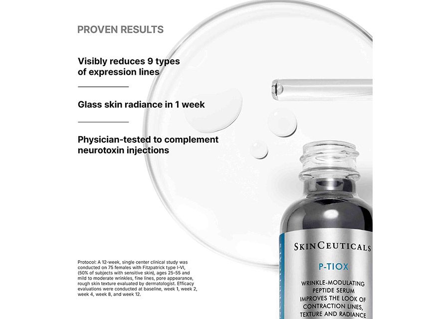 SkinCeuticals P-TIOX Wrinkle Modulating Peptide Serum &amp; Cream Duo