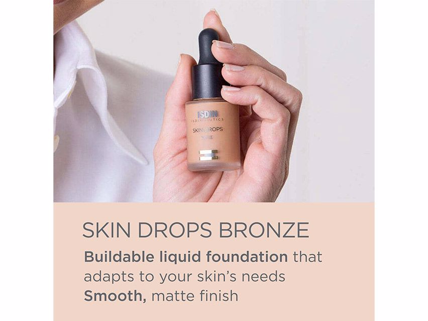ISDIN Isdinceutics Skin Drops Full Coverage Lightweight Liquid Foundation - Bronze