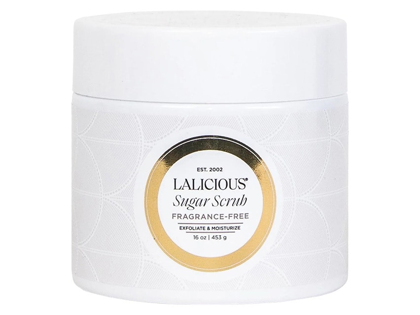 LALICIOUS Extraordinary Whipped Sugar Scrub - 16 oz - Fragrance Free