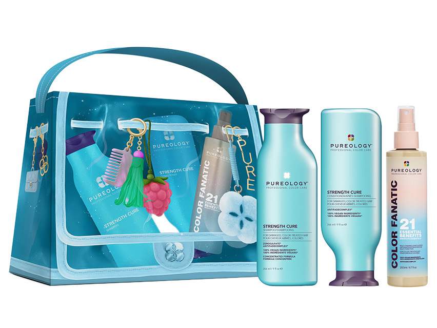 Pureology Strength Cure Handled with Hair Care Set - Limited Edition