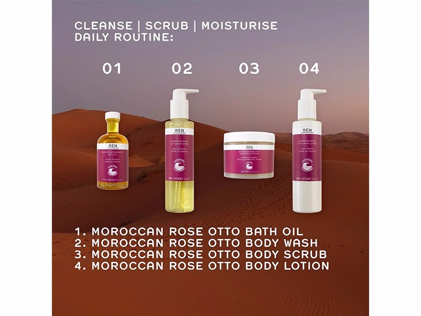 REN Clean Skincare Moroccan Rose Otto Bath Oil