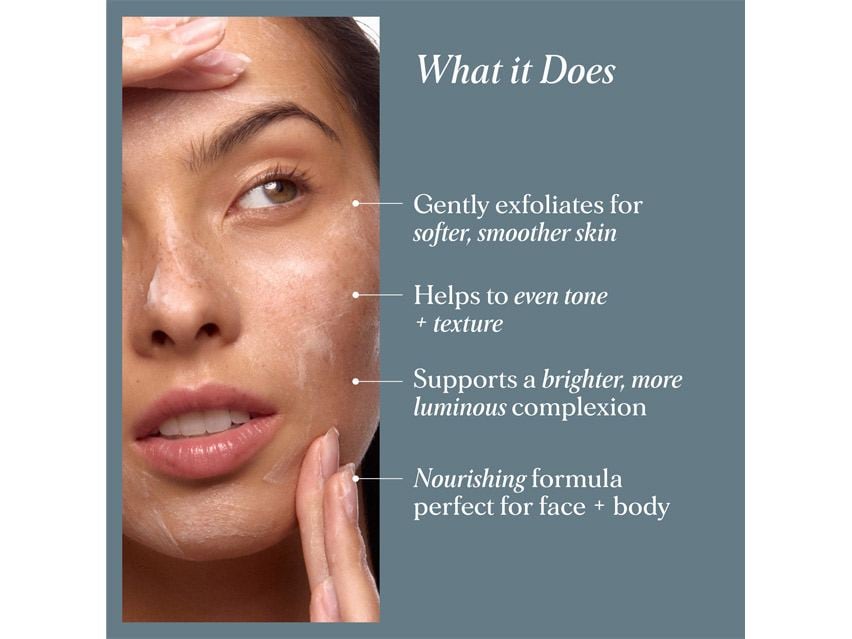 Alpha-H Smoothing AHA Face &amp; Body Scrub with 12% Glycolic Acid