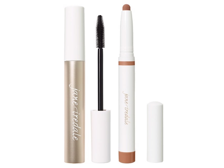 jane iredale ColorLuxe Eye Shadow Stick + Lash Fixation Tubing Mascara Duo - Saddle & Brown