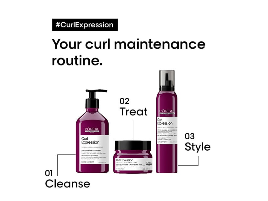 L'Oreal Professionnel Curl Expression Intense Moisturizing Cleansing Cream Shampoo