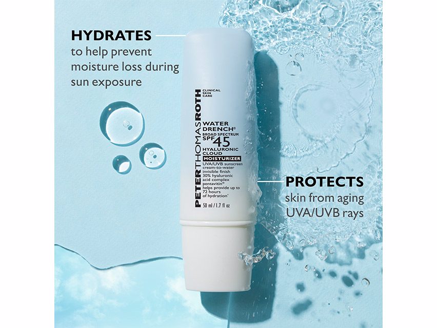 Peter Thomas Roth Water Drench® Broad Spectrum SPF 45 Hyaluronic Cloud Moisturizer - 1.7 fl oz