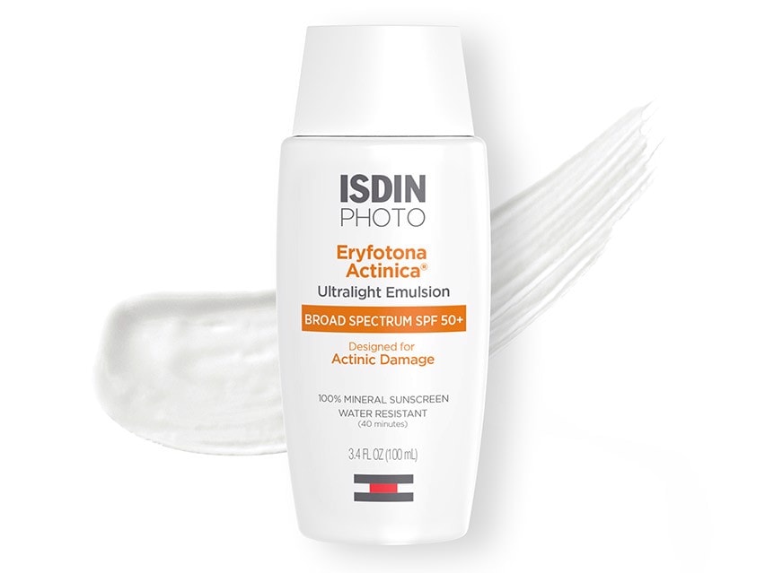 ISDIN Photo Eryfotona Actinica Daily Lightweight Mineral SPF 50+ Sunscreen - 3.4 fl oz