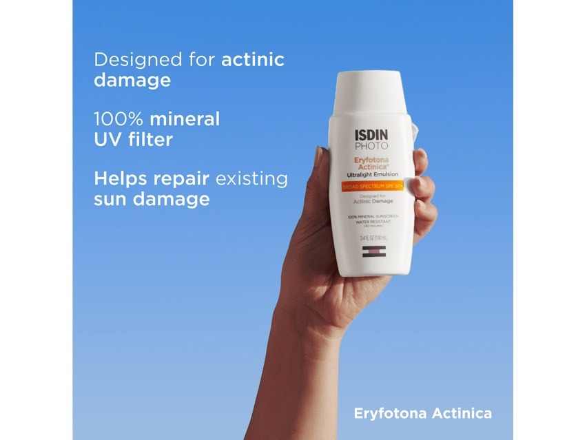 ISDIN Photo Eryfotona Actinica Daily Lightweight Mineral SPF 50+ Sunscreen
