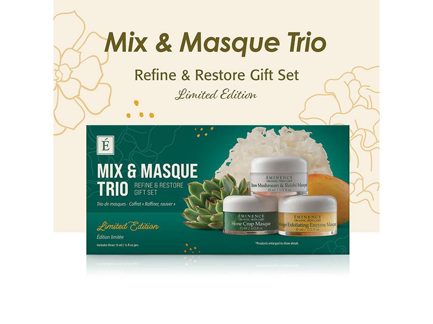 Eminence Organics Mix &amp; Masque Trio: Refine &amp; Restore Set Limited Edition