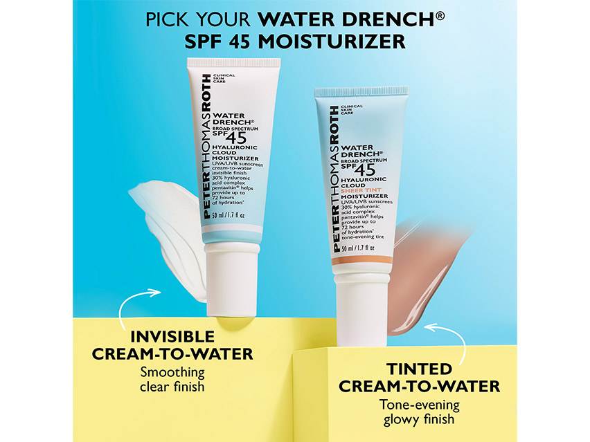 Peter Thomas Roth Water Drench Broad Spectrum SPF 45 Hyaluronic Sheer Tint Moisturizer