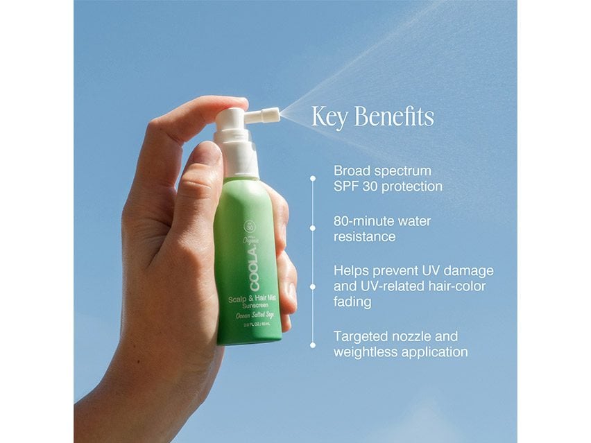 COOLA Organic Scalp &amp; Hair Mist SPF 30