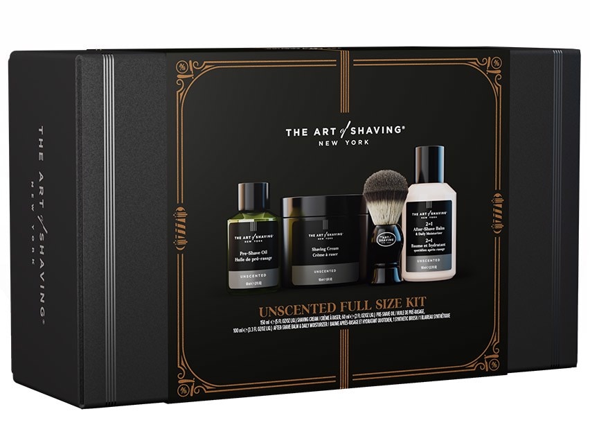 The Art of Shaving Full Size Kit with Synthetic Brush - Sandalwood