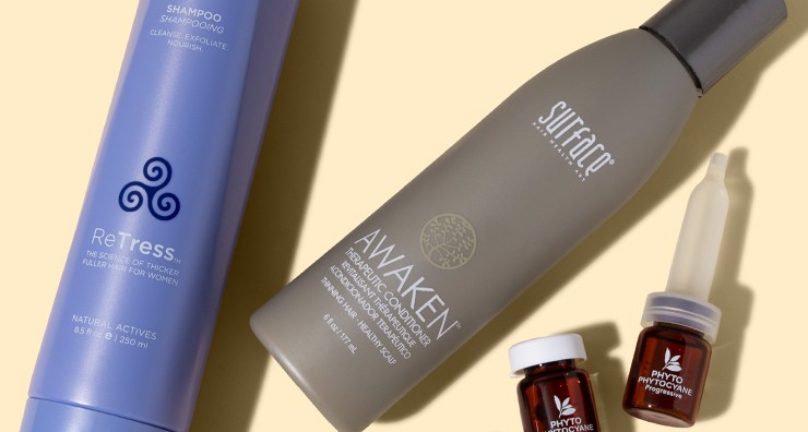 Hair care products including ReTress, Surface and PHYTO