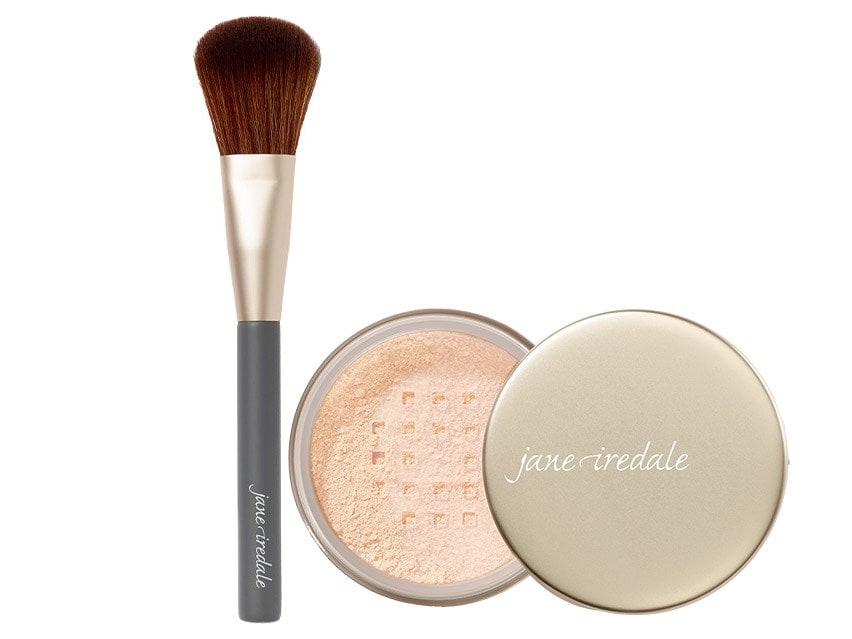 jane iredale Amazing Base Loose Mineral Powder SPF 15/20 and Powder Complexion Brush duo