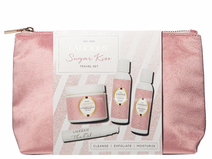 LALICIOUS Glow On The Go Travel Collection - Sugar Kiss