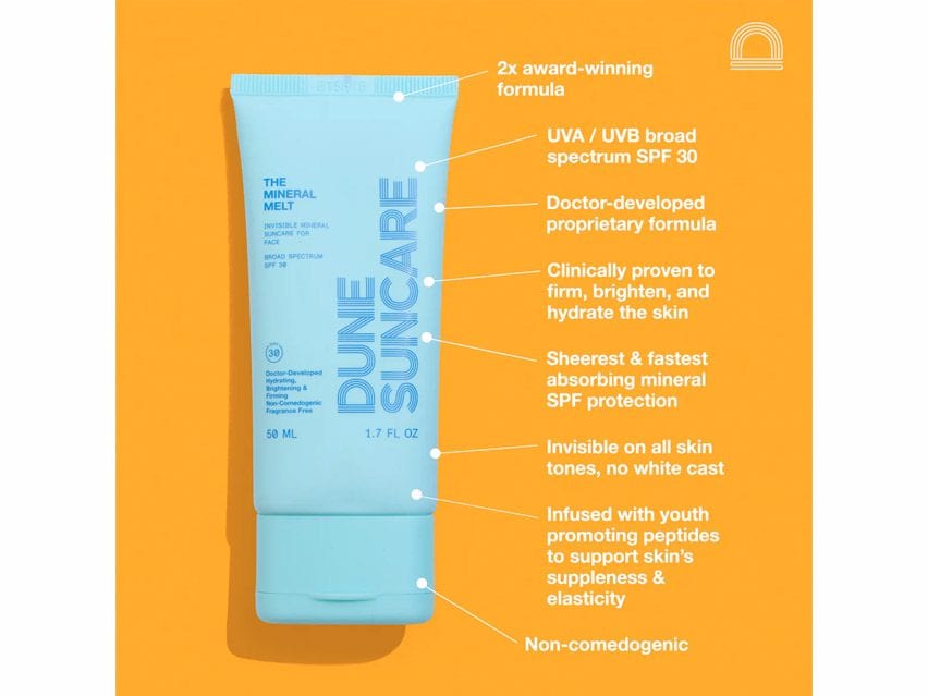 Dune Suncare The Mineral Melt Invisible Mineral Sunscreen Broad Spectrum SPF 30