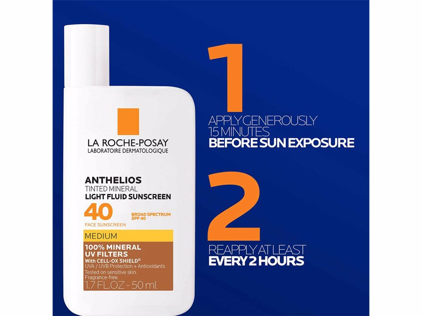 La Roche-Posay Anthelios Tinted Mineral Light Fluid SPF 40 - Medium