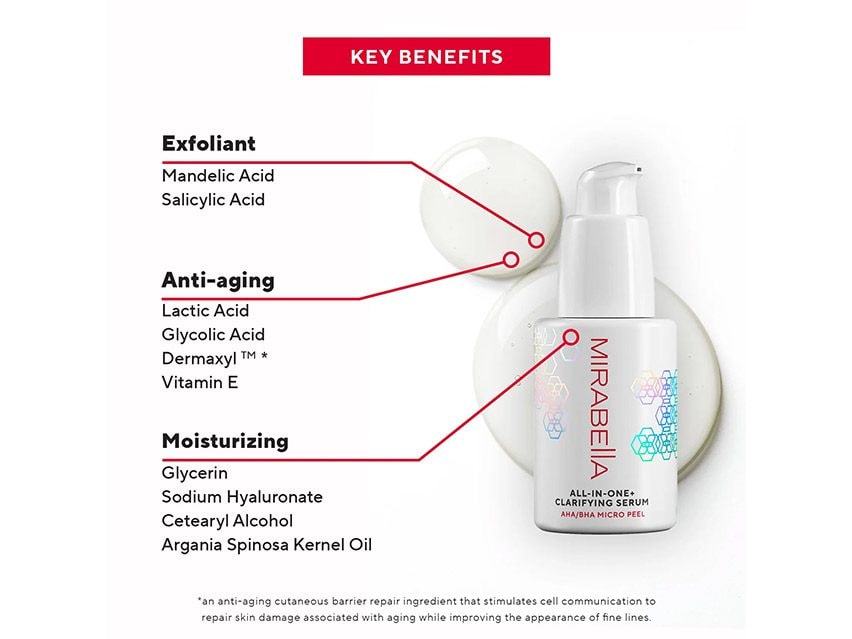 Mirabella All In One + Clarifying Serum AHA/BHA Micro Peel