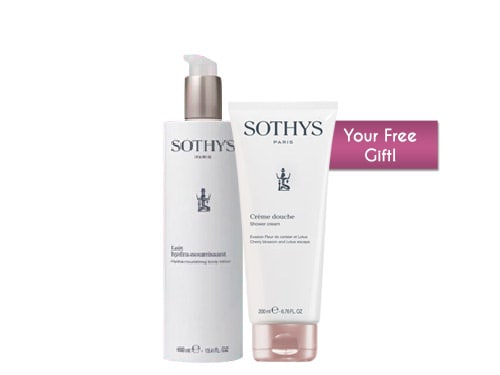 Sothys Hydra-Nourishing Body Lotion 13.52 oz with Free Shower Cream