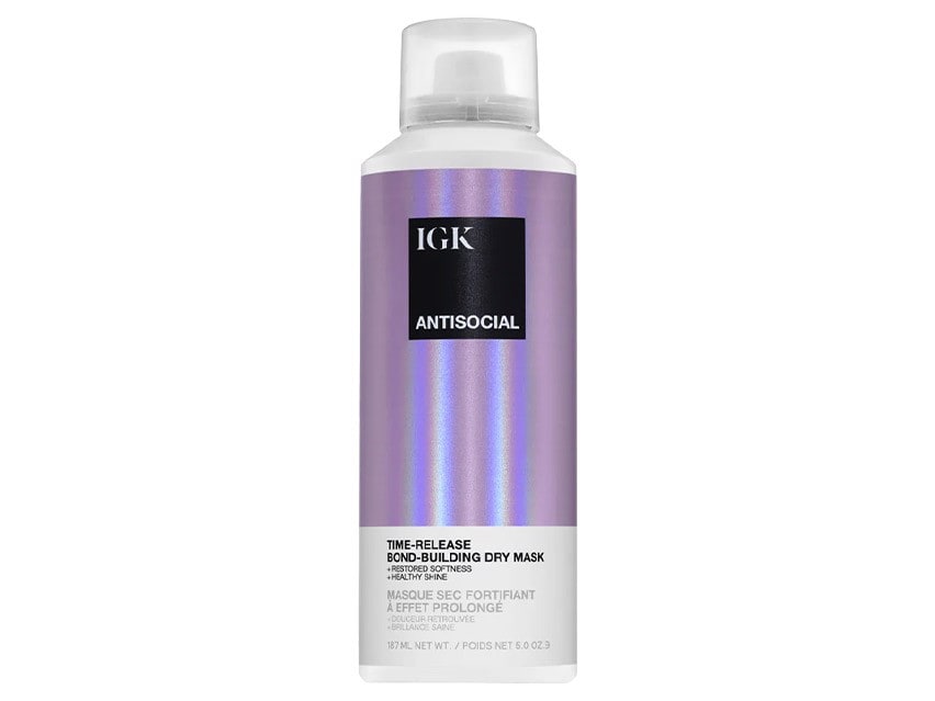 IGK Antisocial Time-Release Bond-Building Dry Hair Mask