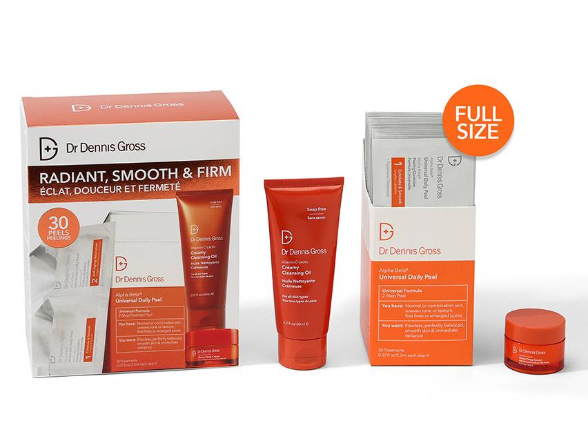 Dr. Dennis Gross Skincare Radiant, Smooth &amp; Firm Universal Daily Peel Kit - Limited Edition