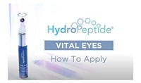 How to apply HydroPeptide Vital Eyes Eye Serum