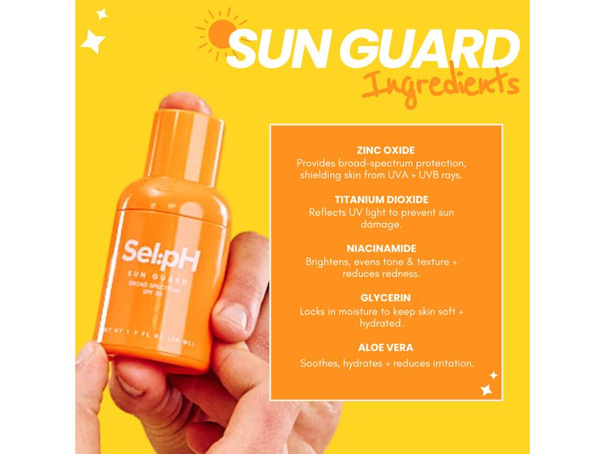 SelpH Sun Guard SPF 30 Broad Spectrum Mineral Sunscreen