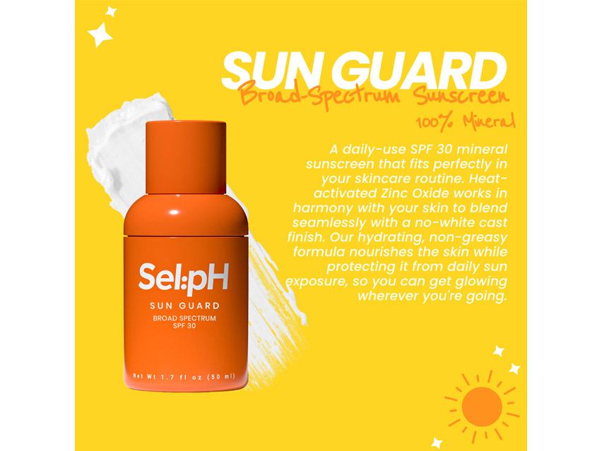 SelpH Sun Guard SPF 30 Broad Spectrum Mineral Sunscreen