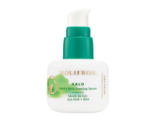 Free $62 HoliFrog Full-Size Halo Exfoliating AHA+BHA Evening Serum