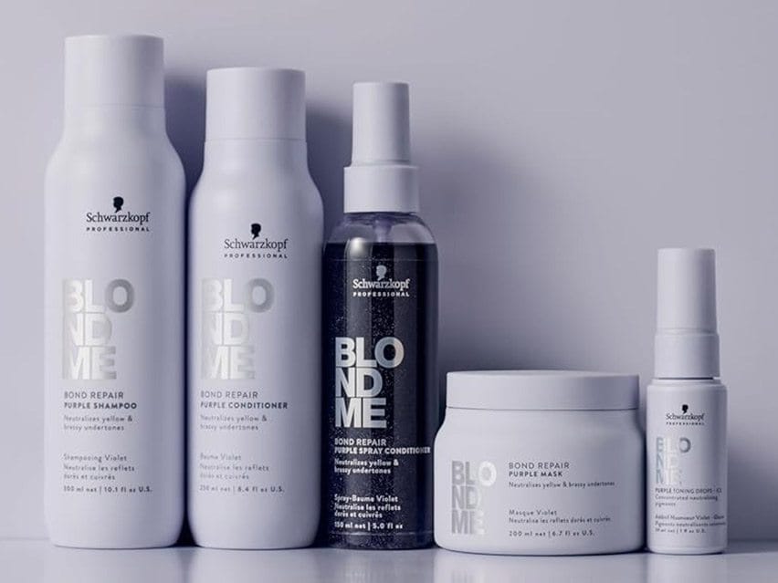 Schwarzkopf BlondMe Bond Repair Purple Mask