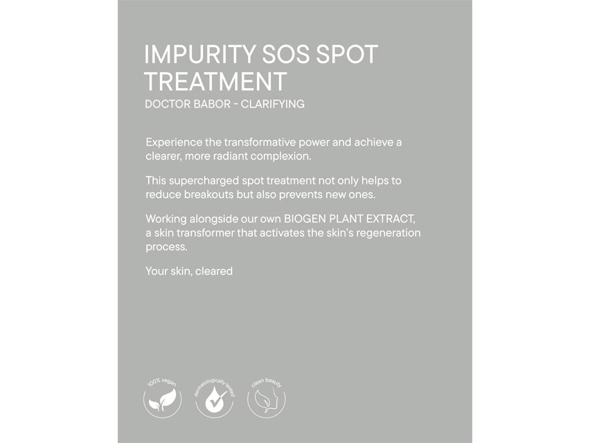 DOCTOR BABOR Impurity SOS Spot Treatment