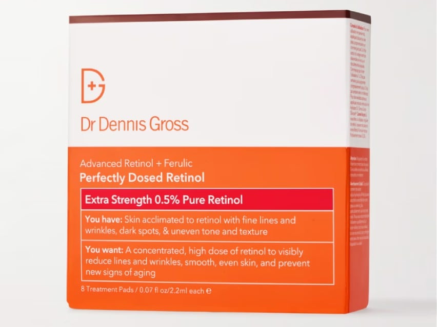 Dr. Dennis Gross Advanced Retinol + Ferulic Perfectly Dosed Retinol Treatment Pads - Extra Strength 0.5%